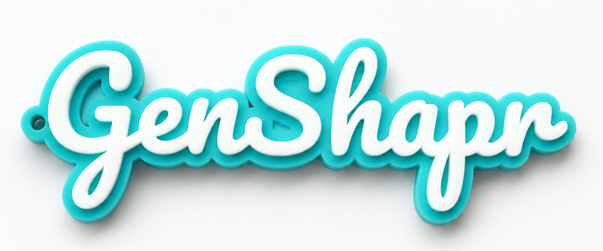 Custom text keychain creator